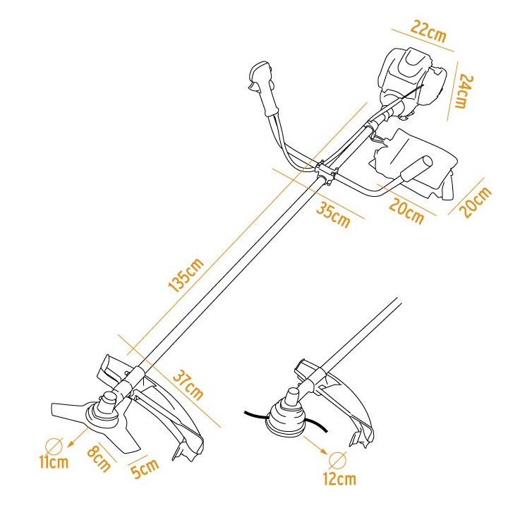 DEBROUSSAILLEUSE TIMBERTECH MS52-2TL